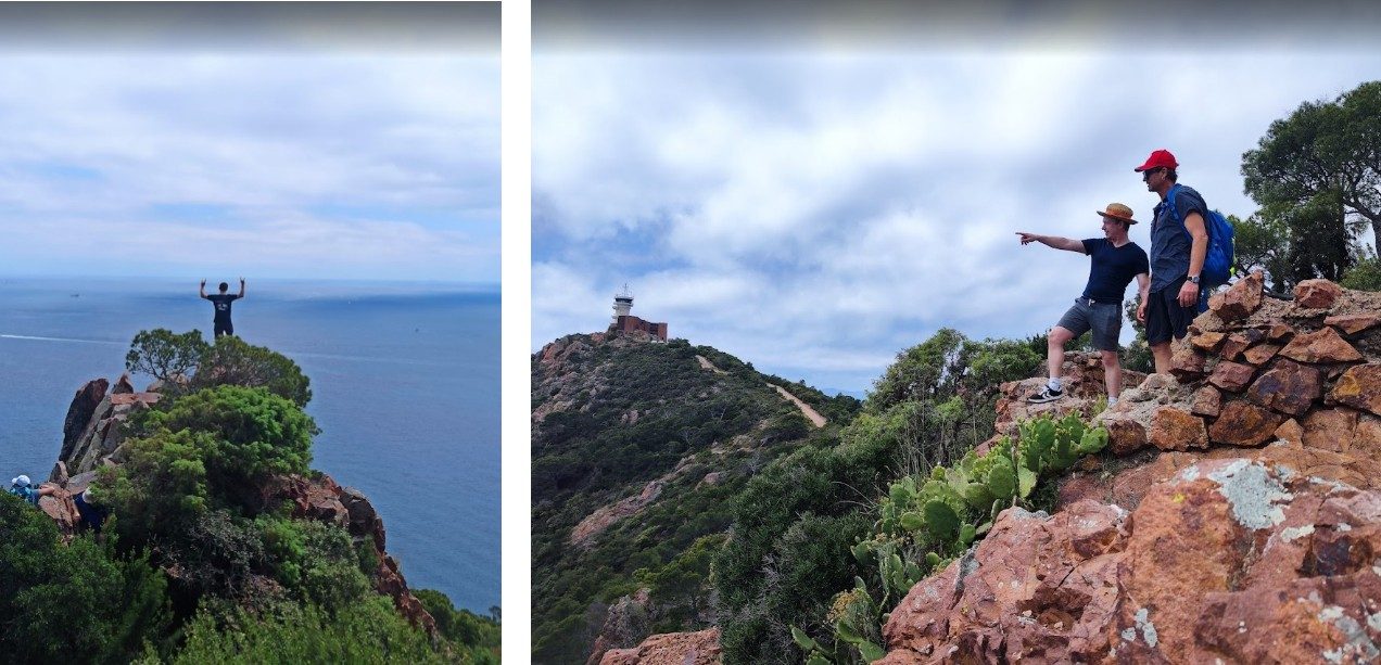 Foto auf den Felsen am Sémaphore du Dramont